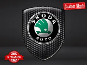 Skoda Vinyl Logosticker Robust Universal Hochwertig